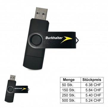 USB Memory Stick mit Typ C, 16GB (personalisierbar)