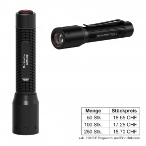 LED Lenser Taschenlampe (personalisierbar)